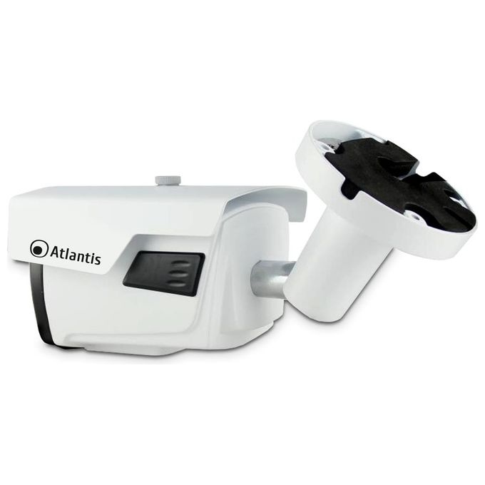 Atlantis Videocamera Ip Atlantis Supporto Poe Bullet Bianca-3Mpx