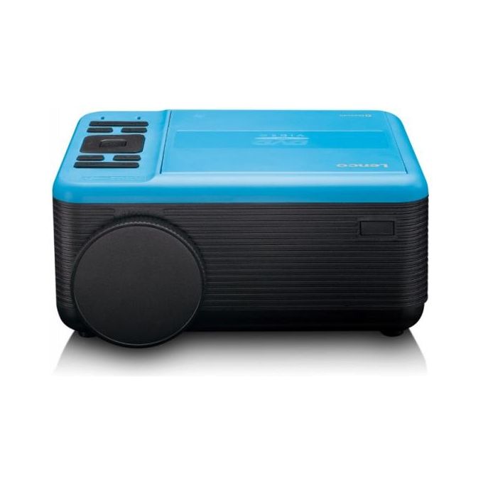 Lenco LPJ-500BU Videoproiettore Portatile LCD con Lettore DVD Bluetooth 5.0 2800 Lumen Full HD colore Blu