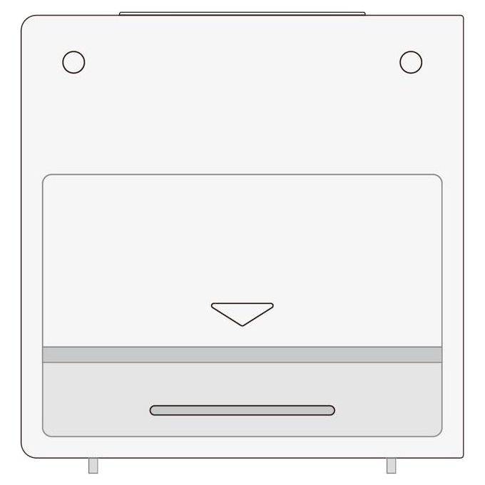 Explore Scientific RDC1005WHT Sveglia Digitale Radiocontrollata Doppio Allarme Termometro Display LCD Retroilluminazione colore Bianco