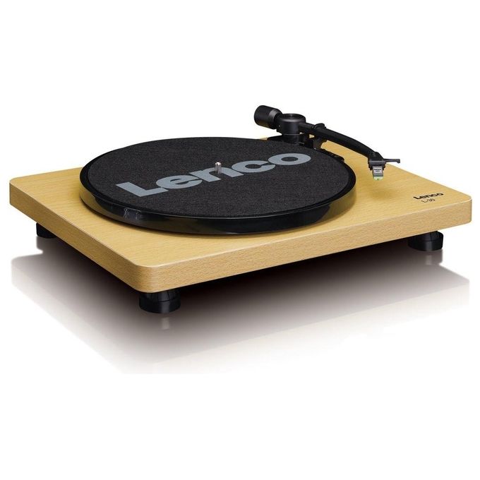 Lenco L-30WD Giradischi a Cinghia 33 45 rpm USB 2.0 Uscita RCA Preamplificatore Integrato Arresto Automatico colore Legno