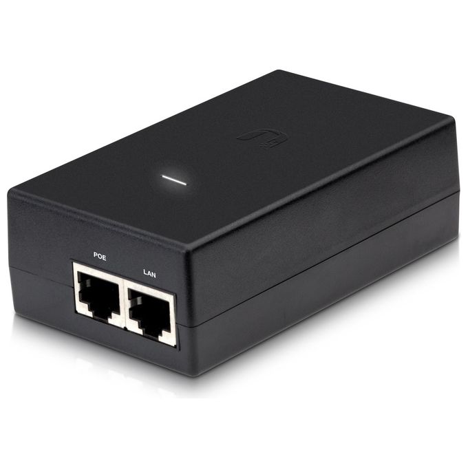 Ubiquiti POE-50-60W Iniettore PoE Gigabit Ethernet 50V 60W 2 porte RJ-45 10 100 1000 Mbit-s colore Nero
