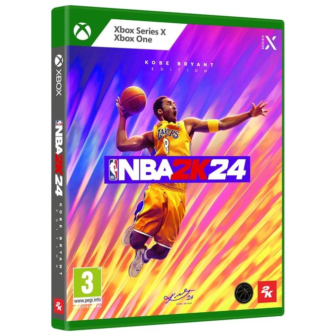 Take-Two Interactive XBSX-0190 NBA 2K24 Kobe Bryant Edition Standard Videogioco Sport per Xbox One Xbox Series X S con Modalita' Multiplayer Classificazione PEGI 3 colore Nero