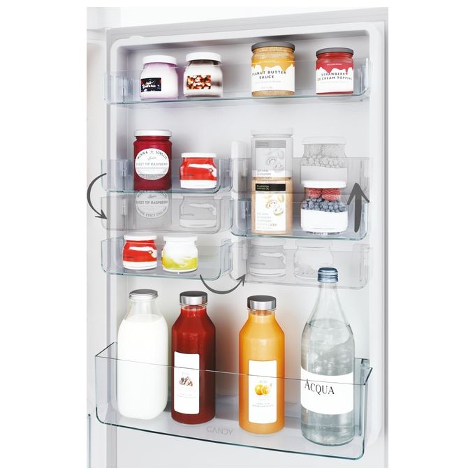 Candy CBL3518EB Fresco Frigorifero Combinato da Incasso 264 L 177,2 cm Classe E 34 dB Low Frost colore Bianco