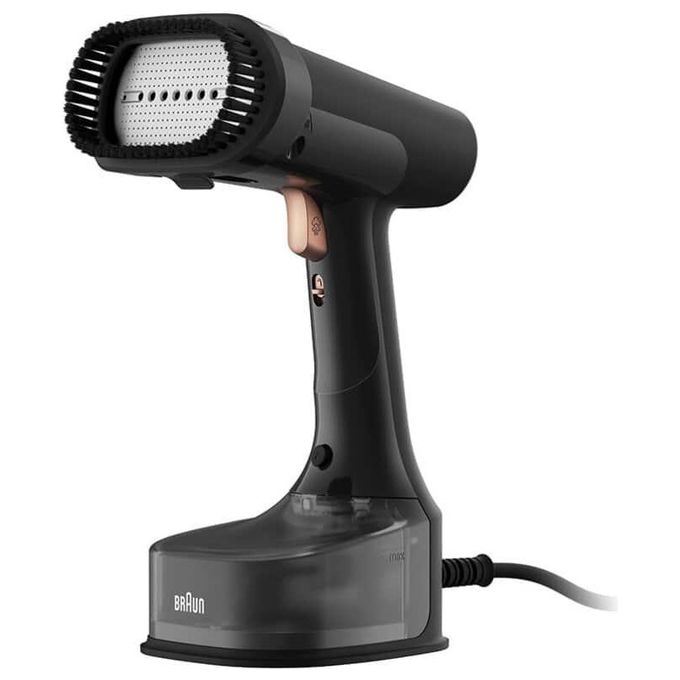 Braun GS7077BK QuickStyle 7 Ferro a Vapore Verticale Piastra Ceramica 1600W Vapore 35 g-min Riscaldamento 35 s colore Nero