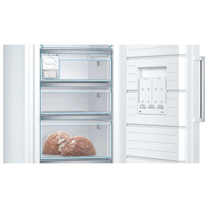 Bosch GSN54AWDV Serie 6 Congelatore Verticale 328 L 176 cm Classe D 38 dB No Frost VarioZone colore Bianco