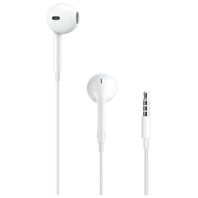 Apple, Auricolari EarPods, Connettore 3.5mm, Cablati, Bianco