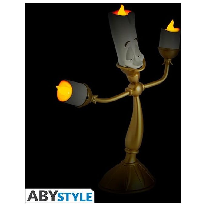 Abystyle ABYLIG016 Disney La Bella e la Bestia Lampada LED Lumiere 31 cm A batterie colore Multicolore