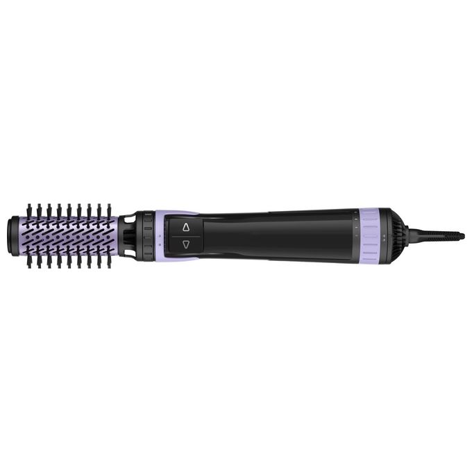 Rowenta CF9527F0 Brush Activ Spazzola ad aria calda 1000W Ionica Ceramica 3 velocita' 2 spazzole colore Nero Viola
