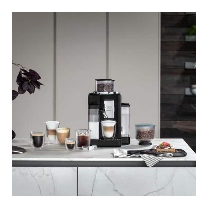 De'Longhi EXAM440.55.G Rivelia Macchina da caffe' Automatica 1,4 L 19 bar 1450 W Bean Switch LatteCrema Hot colore Grigio