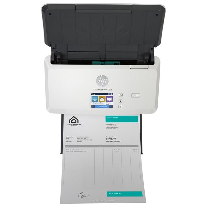 HP Scanjet Pro N4000 Snw1 Sheet-Feed Scanner
