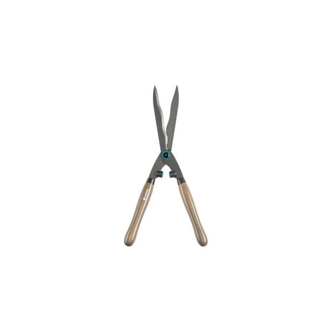 Gardena 12300-20 NatureCut Cesoie per Siepi Bypass lama 23 cm manico legno FSC colore Nero