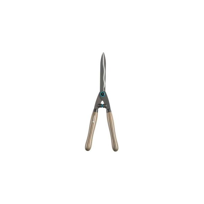 Gardena 12300-20 NatureCut Cesoie per Siepi Bypass lama 23 cm manico legno FSC colore Nero