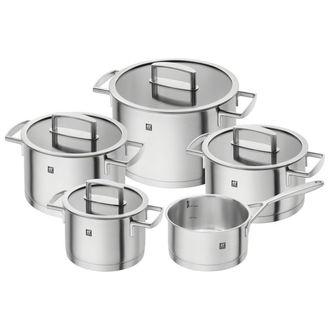 ZWILLING 66460-000-0 Vitality Set di pentole 5 pz Acciaio inox
