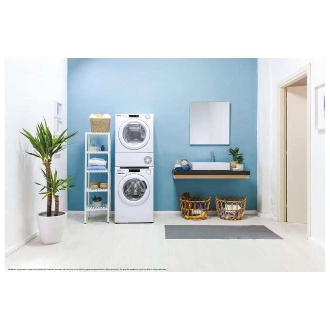 Candy CSOE H7A2DE-S Smart Pro Asciugatrice Pompa di Calore 7 Kg Classe A++ Wi-Fi Bluetooth 67 dB (85x59,6x60,7 cm) colore Bianco