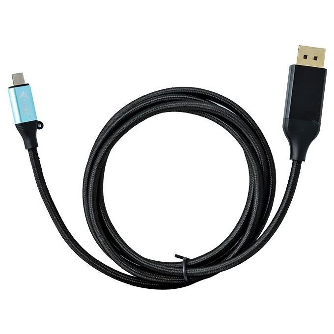 I-Tec C31CBLDP60HZ Cavo di Interfaccia e Adattatore Display Port Usb-C 3.1 Nero-Blu