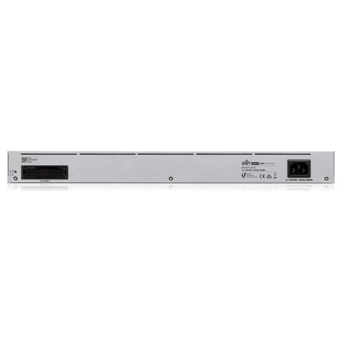 Ubiquiti USW-PRO-48-POE-EU UniFi Switch Pro 48 PoE Gestito L2-L3 48 porte Gigabit 40 PoE+ 4 SFP+ 10G 600 W colore Argento
