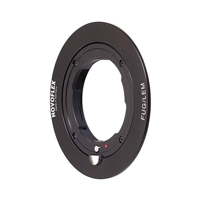 Novoflex FUG-LEM Adattatore per Obiettivo per Fotocamere Fuji GFX 50 Montatura Leica M Messa a Fuoco Manuale Completa colore Nero