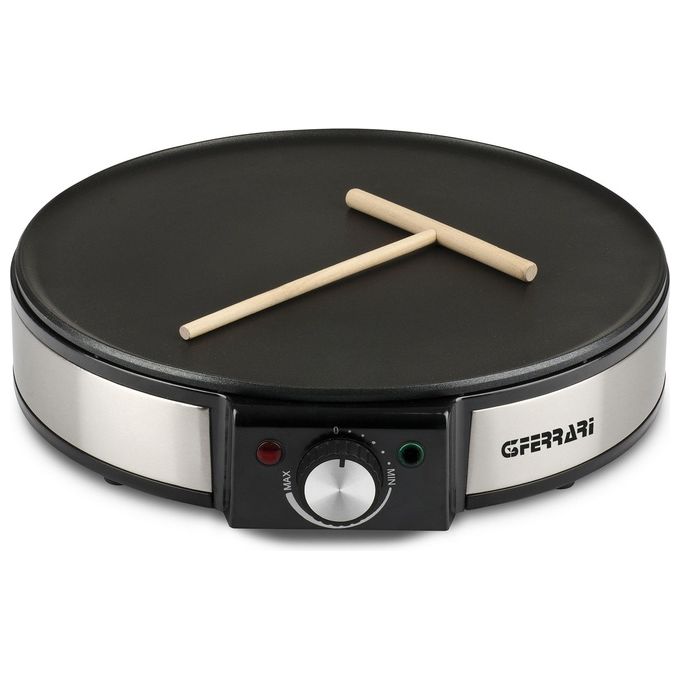 G3 Ferrari Profi-Crepe Crepiera Inox Regolazione Temperatura Diametro 30cm 1200W