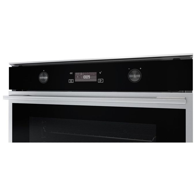 Whirlpool W7 OM5 4S P Forno Elettrico Multifunzione da Incasso Autopulente Capacita' 73 Litri Classe energetica A+ Tecnologia Sesto Senso Ready2cook Cook4 Cook3 Autopulente 8 Funzioni 60 cm Acciaio Inox