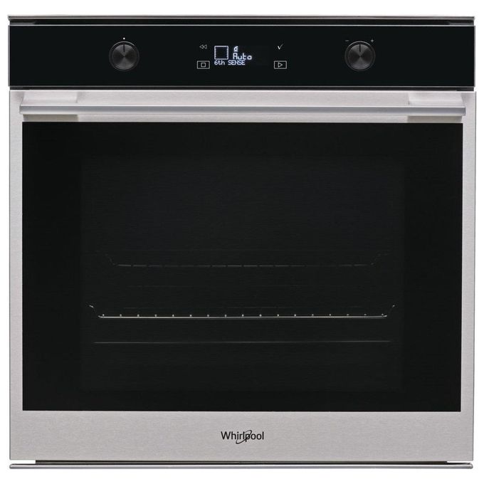 Whirlpool W7 OM5 4S P Forno Elettrico Multifunzione da Incasso Autopulente Capacita' 73 Litri Classe energetica A+ Tecnologia Sesto Senso Ready2cook Cook4 Cook3 Autopulente 8 Funzioni 60 cm Acciaio Inox
