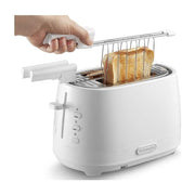 DeLonghi CTLAP2203.W Tostapane a 2 Scomparti Potenza 550 W Bianco