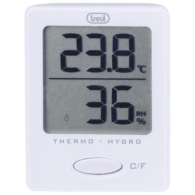 Trevi 0TE300401 Termometro Digitale da Ambiente con Igrometro Interno display digitale °C F colore Bianco