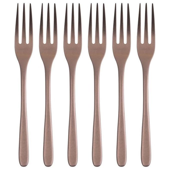 Sambonet Taste PVD 6 Forchette Dolce Rame Antico