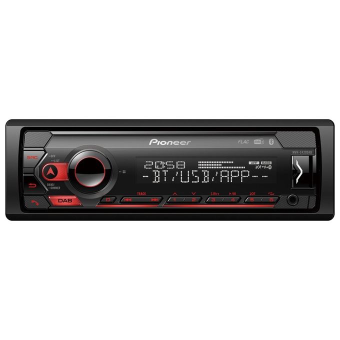 Pioneer MVH-S420DAB Sintolettettore Mp3 Usb Mechaless Rds Dab-Dab+ Bluetooth