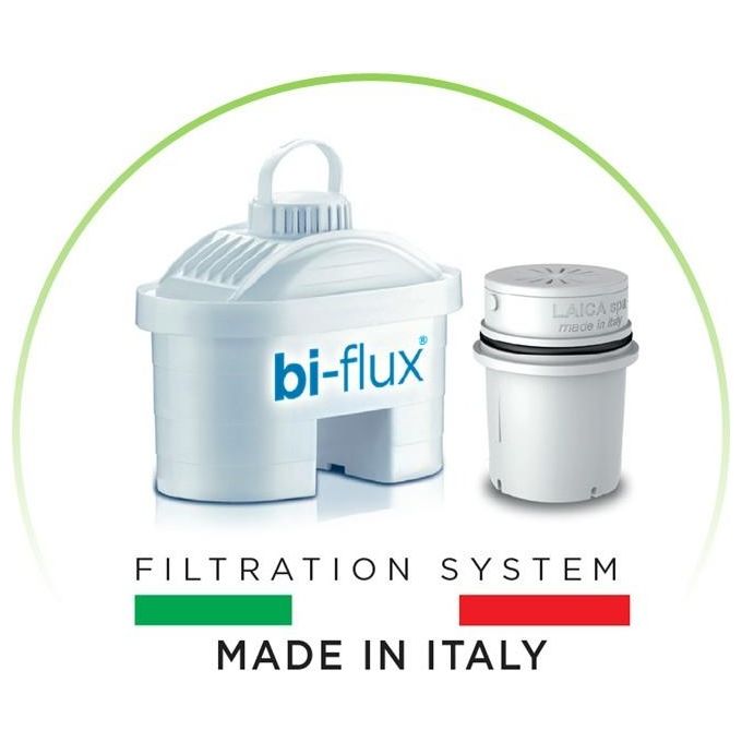 Laica Caraffa Filtrante per Microplastiche Doppio Filtro