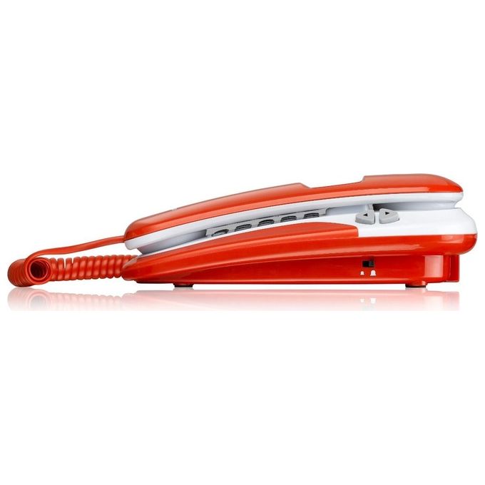 Brondi 10273772 Telefono Kenoby Cid Bianco-Rosso
