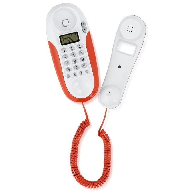 Brondi 10273772 Telefono Kenoby Cid Bianco-Rosso