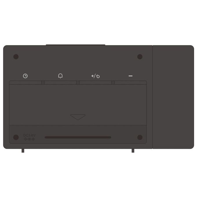 Explore Orologio Sveglia Rpw-3008 Radiocontrollato Barometro Proiezione Temperatura Nero