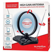Nuova Video Suono Superior Antenna TV per Interni con Amplificazione fino a 30dB Ideale per la Ricezione del Segnale Digitale Terrestre