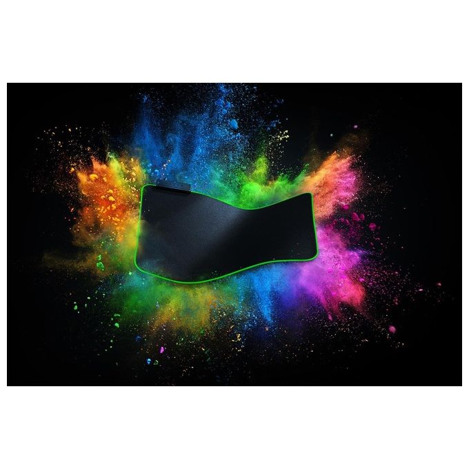 Razer Goliathus Chroma Tappetino Gaming, Tecnologia Chroma con 16.8 Milioni di Opzioni di Colore, Medium, Universal (RGB Chroma)