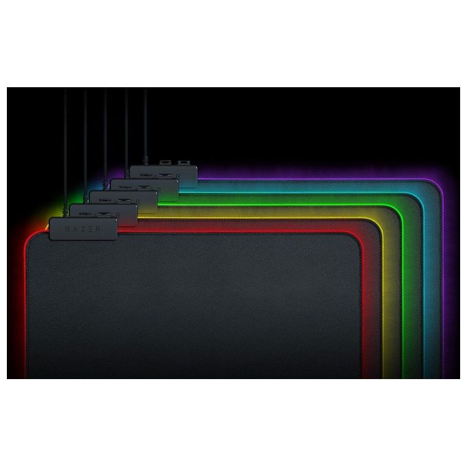 Razer Goliathus Chroma Tappetino Gaming, Tecnologia Chroma con 16.8 Milioni di Opzioni di Colore, Medium, Universal (RGB Chroma)