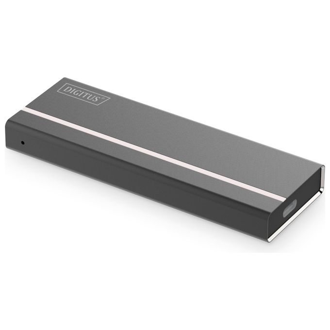 Digitus DA-71120 Box Esterno SSD M.2 NVMe PCIe USB 3.1 Type-C 10 Gbps fino a 8 TB colore Nero