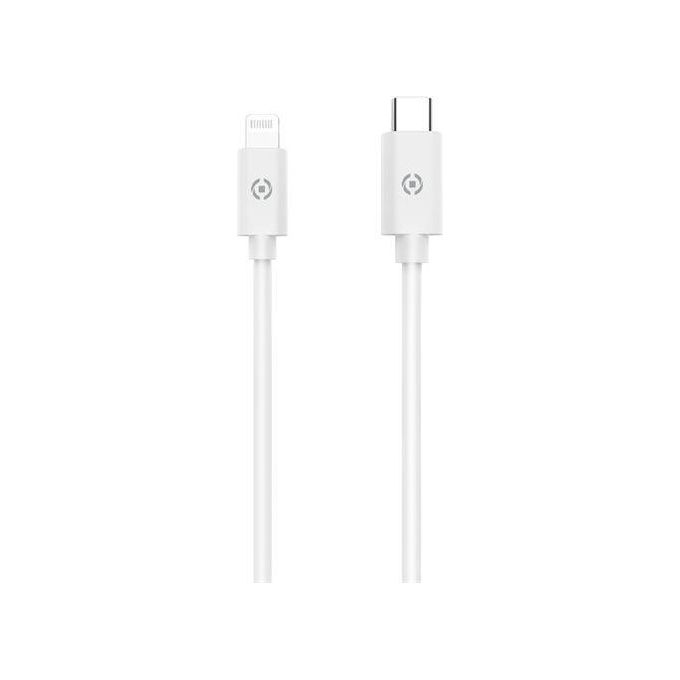 Celly Cavo Usb-C Lightning Bianco