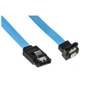 Link cavo interno sata III cm 50 connettore 90° con clip bloccaggio in metallo