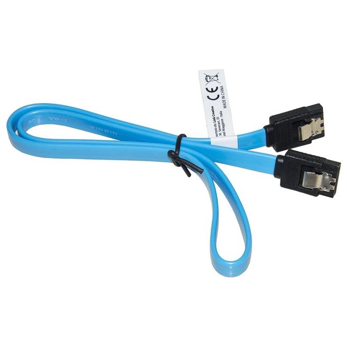 Link cavo interno sata III cm 50 connettore con clip bloccaggio in metallo