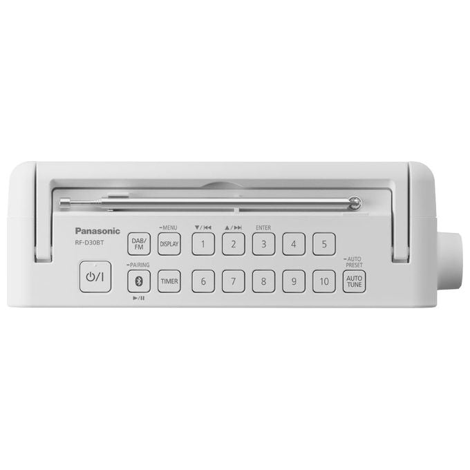 Panasonic RF-D30BTEG-W Radio Digitale DAB+ e Musica Wireless Bluetooth Bianco
