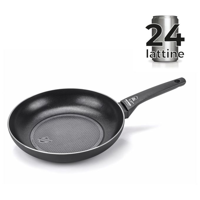 Moneta Recy Padella 20cm Alluminio 100% Riciclato Nero