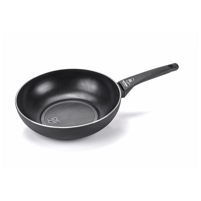 Moneta Recy Wok 28cm Alluminio 100% Riciclato Nero