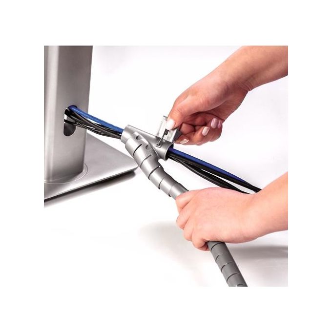 Fellowes Ordina Cavi Cable Zip Argento
