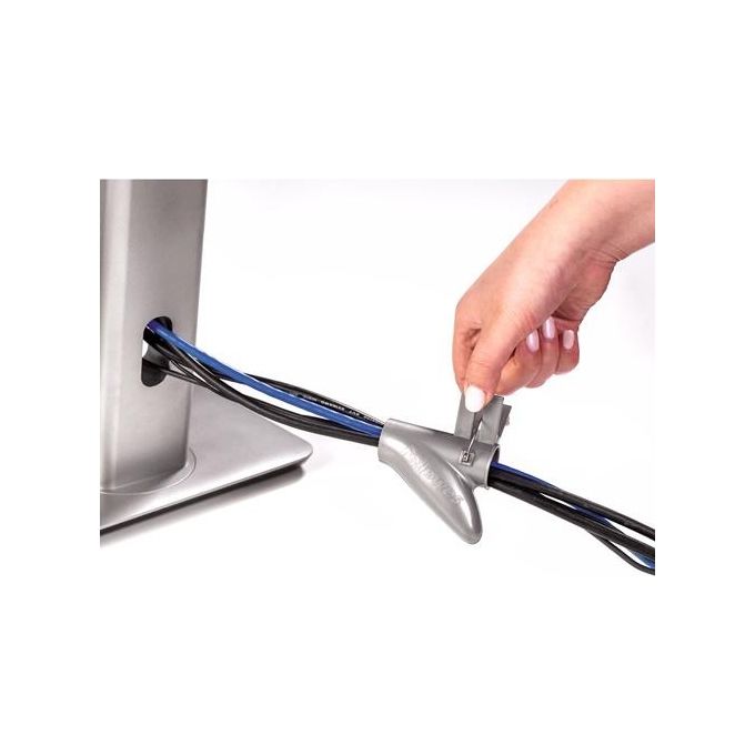 Fellowes Ordina Cavi Cable Zip Argento