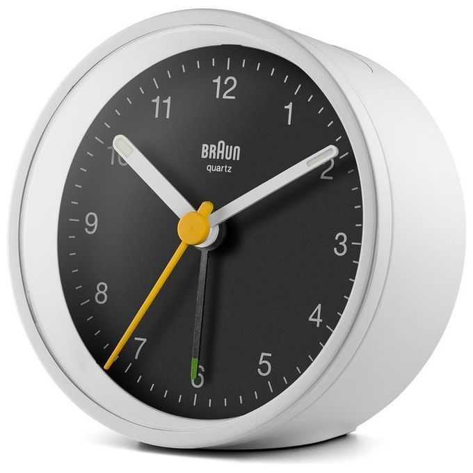 Braun BC 12 WB Sveglia al Quarzo Bianco
