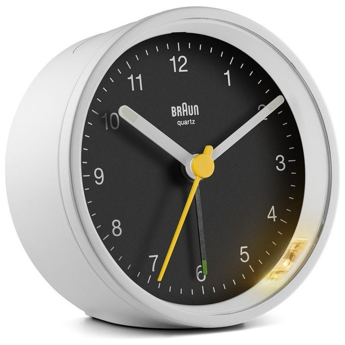 Braun BC 12 WB Sveglia al Quarzo Bianco