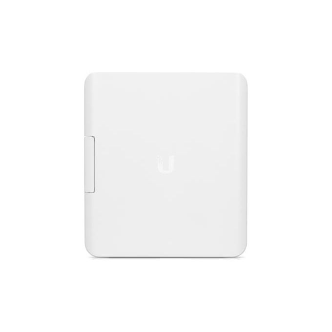 Ubiquiti USW-FLEX-UTILITY UniFi Switch Flex Kit Adattatore Custodia Esterna Montaggio Palo PoE 60W Resistente Intemperie colore Bianco