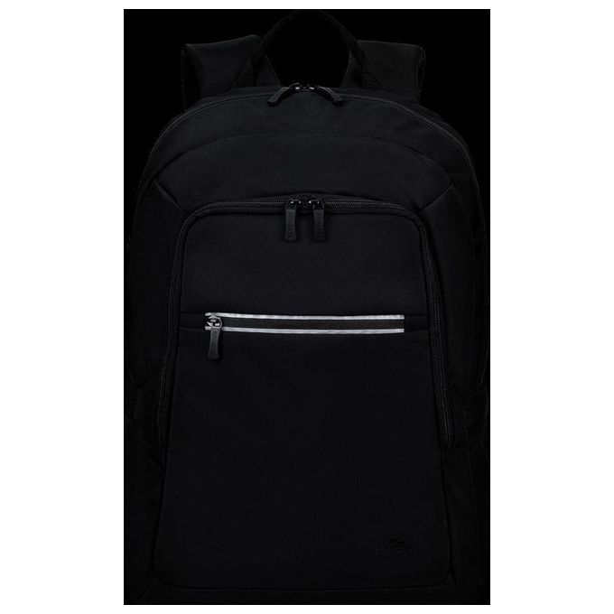Rivacase 7561 BLACK ECO Zaino per Notebook 15,6-16'' Poliestere RPET Riciclato Resistente all'Acqua colore Nero