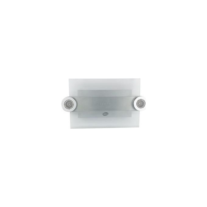 REV 0046820 Campanello da Parete Cablato 8 Melodie 82 dB Alimentazione a Batteria o Trasformatore colore Argento