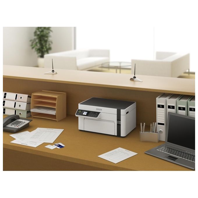 Epson ET-M2120 EcoTank Stampante Multifunzione Inkjet Monocromatica A4 Wi-Fi 32 ppm 1440x720 DPI LCD colore Nero